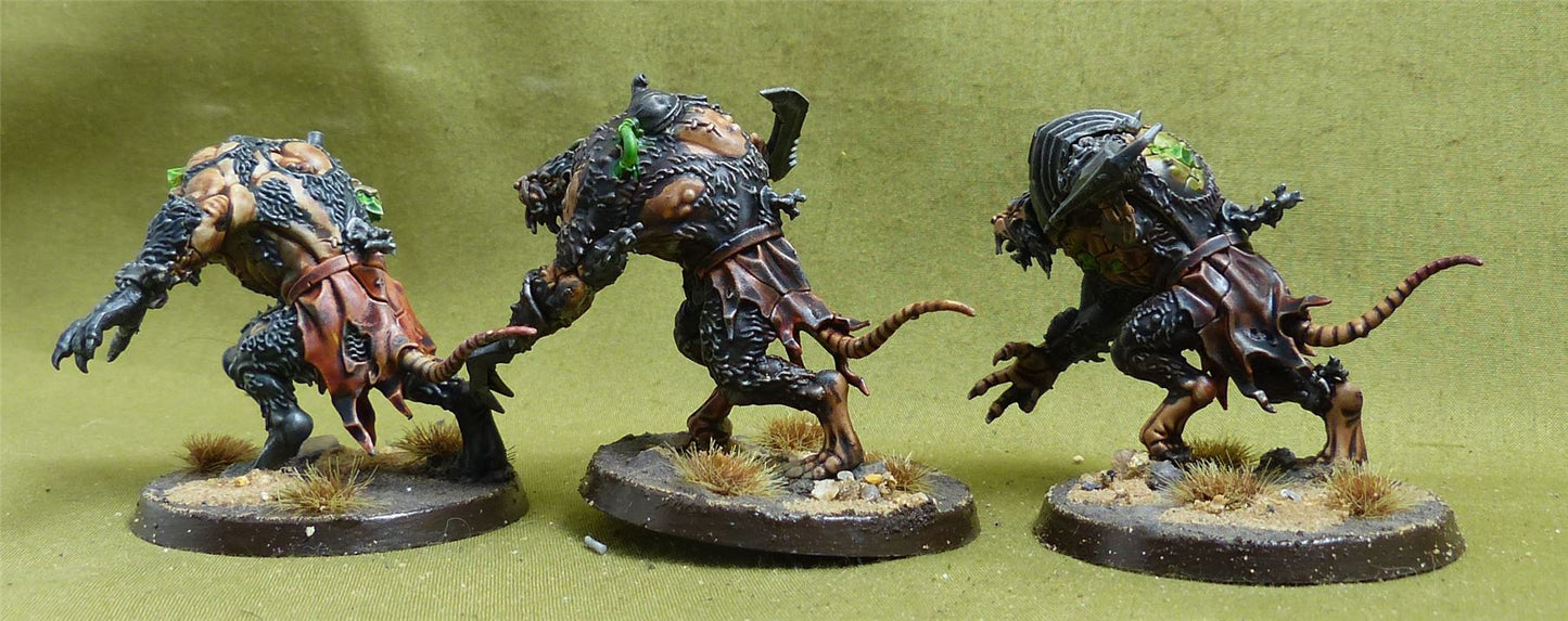 Rat Ogors painted - Skaven - Warhammer AoS #5SF