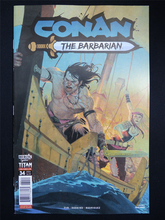 CONAN The Barbarian #34 Cvr G - Sep 2026 Titan Comic #43G