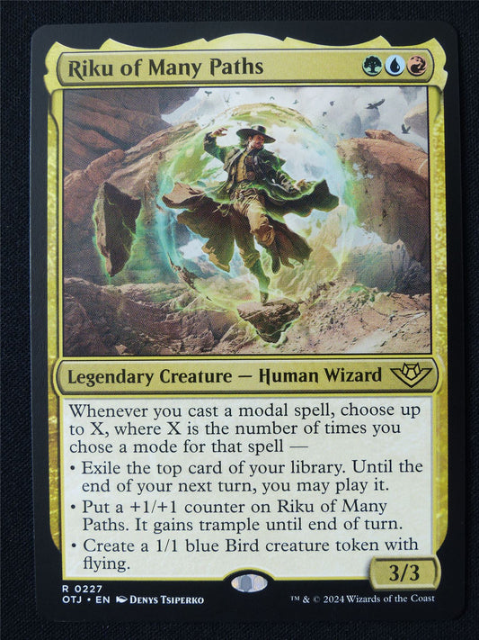 Riku of Many Paths - OTJ - Mtg Card #ES