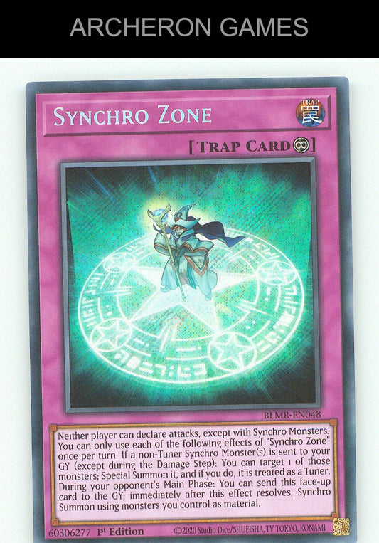 Synchro Zone SEC YUGIOH Card