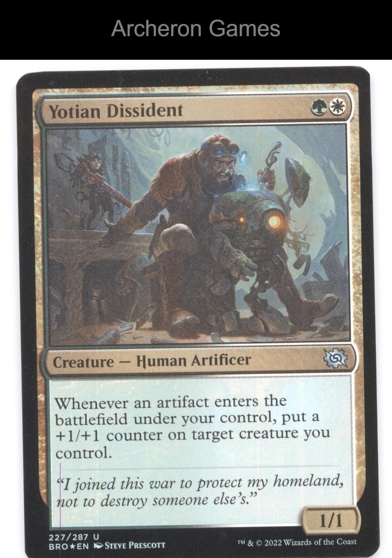 Yotian Dissident 227 UC MTG Card The Brothers' War