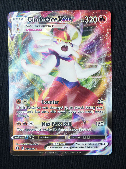 Cinderace Vmax 019/072 Textured Holo - Pokemon Card #5ZQ