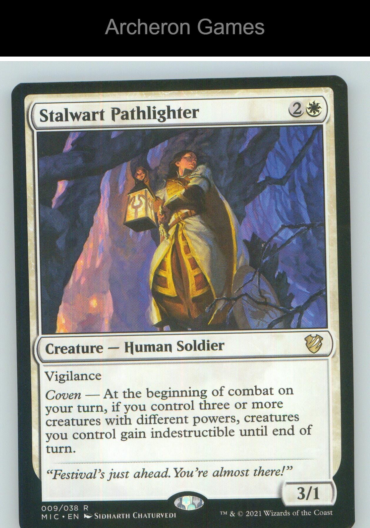 Stalwart Pathlighter MIC 9 R MTG Card NM/EX+