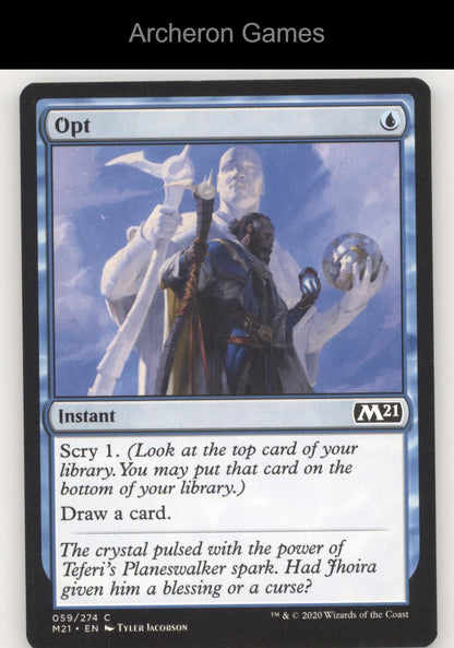 Opt 59 C MTG Card Core Set 2021