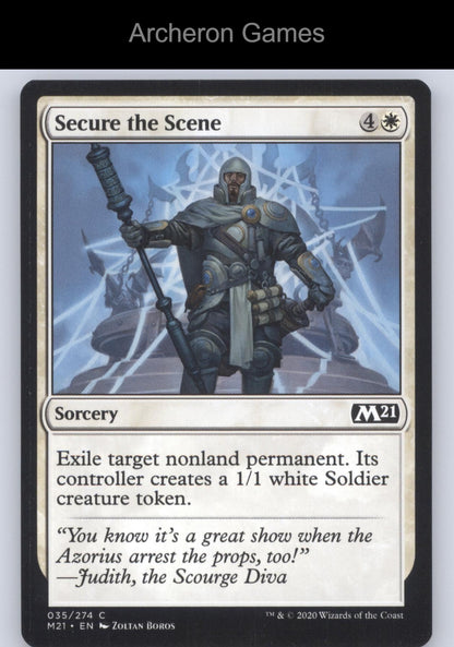 Secure the Scene 35 C MTG Card Core Set 2021
