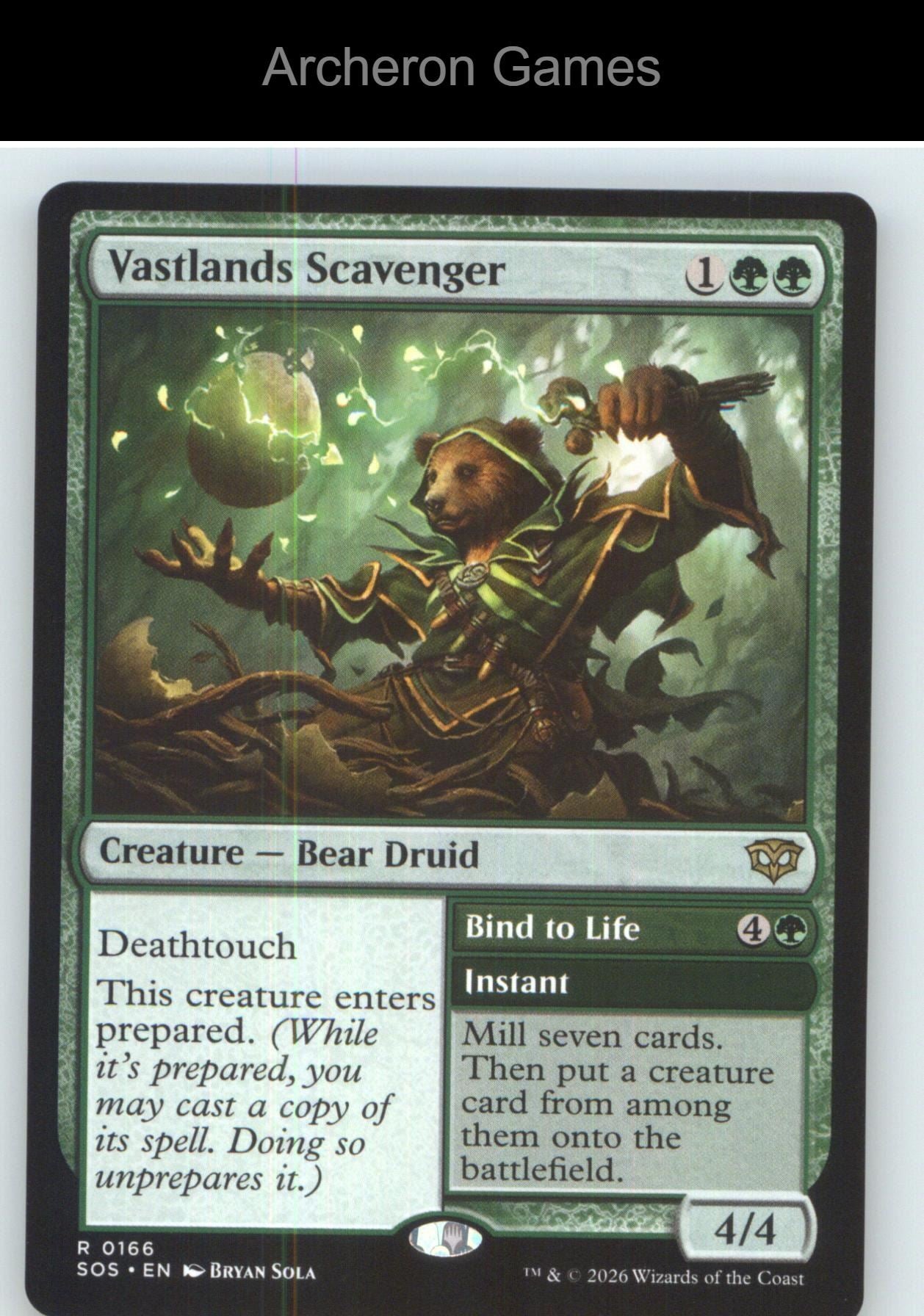 Vastlands Scavenger SOS 166 R MTG Card NM/EX+