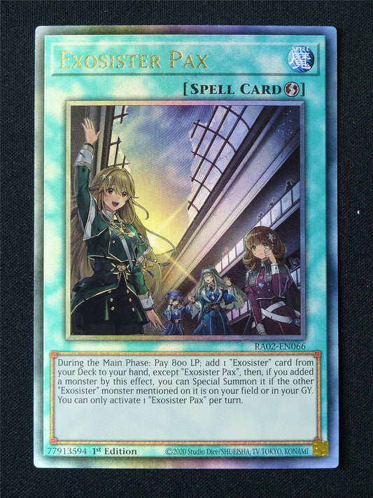 Exosister Pax RA02 Pris Ultimate Rare - 1st ed Yugioh Card #30R