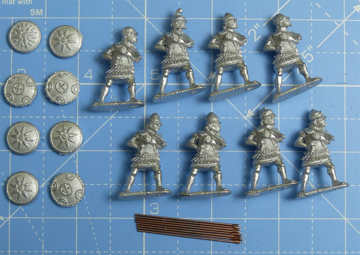 Armoured Macedonian Pikemen WG122 Metal - Wargames Foundry Miniatures #269