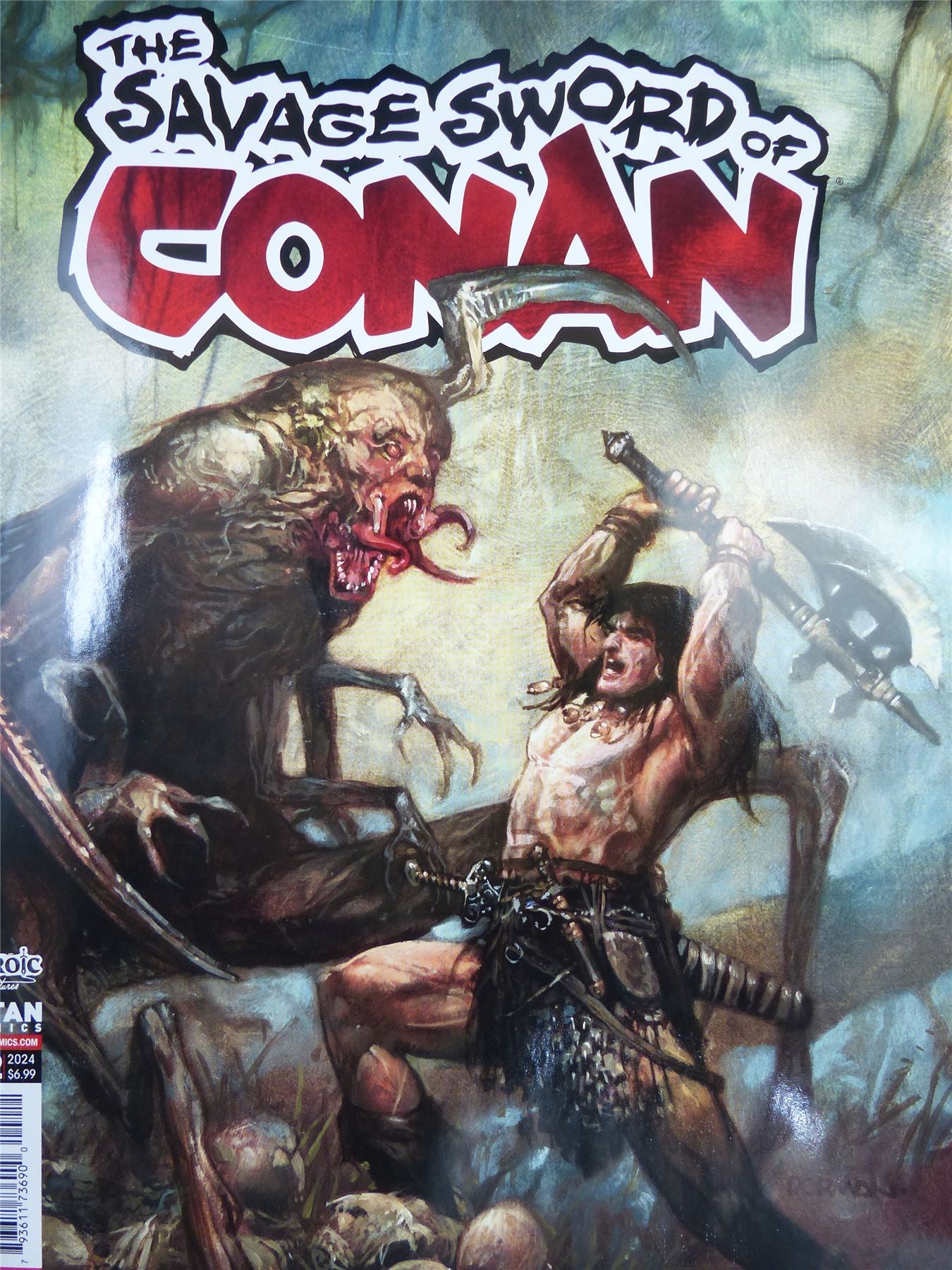 The Savage Sword of CONAN #2 Cvr A - May 2024 Dynamite Comic Magazine #6CB