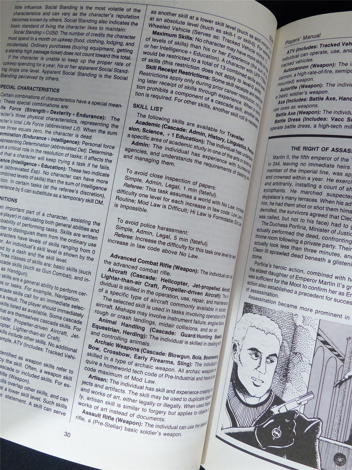 MegaTraveller Player's Manual - GDW Roleplaying Booklet #2RF