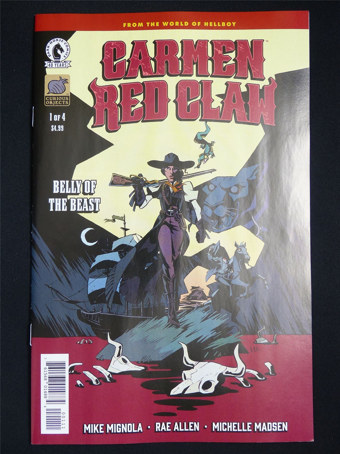 CARMEN Red Claw: Belly of the Beast #1 - Jan 2026 Dark Horse Comic #ZR