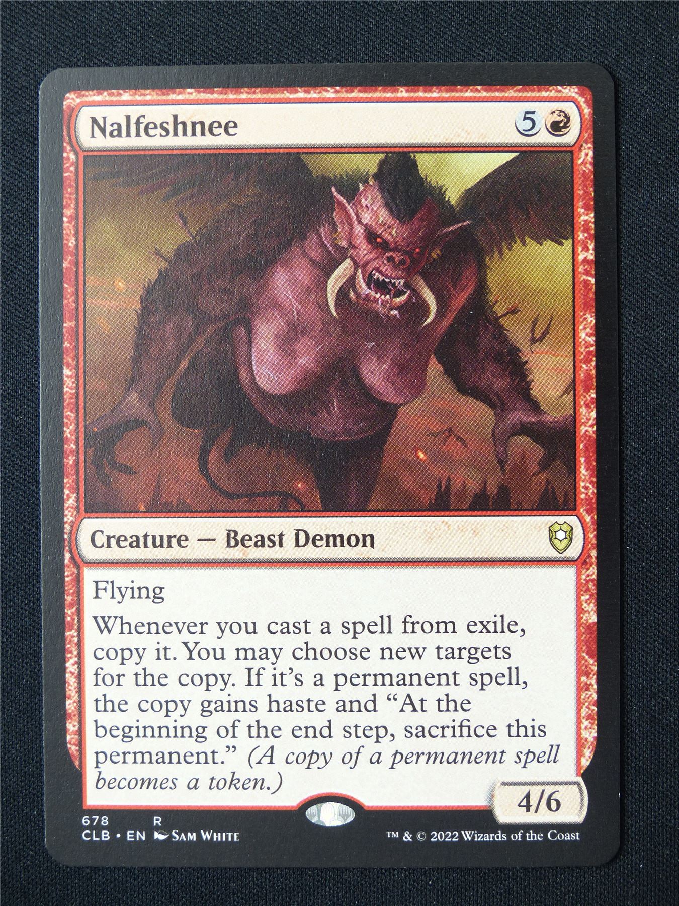 Nalfeshnee - CLB - Mtg Card #78P