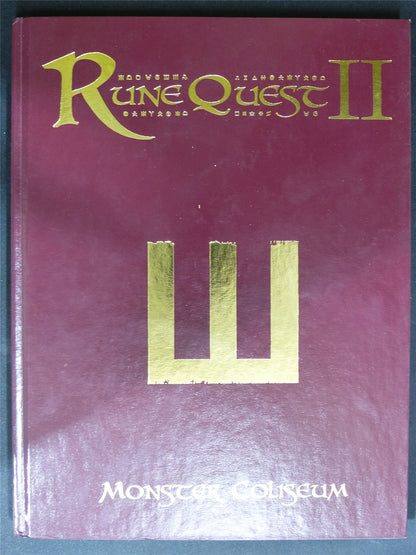 RuneQuest II: Monster Coliseum - Roleplaying Hardback #2M9