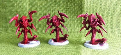 Tyranids - Classic Metal Raveners x 3 Models - Warhammer AoS 40k #G9