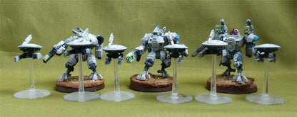 XV8 Crisis Battlesuit Team painted - Tau Empire - Warhammer 40K #2YP