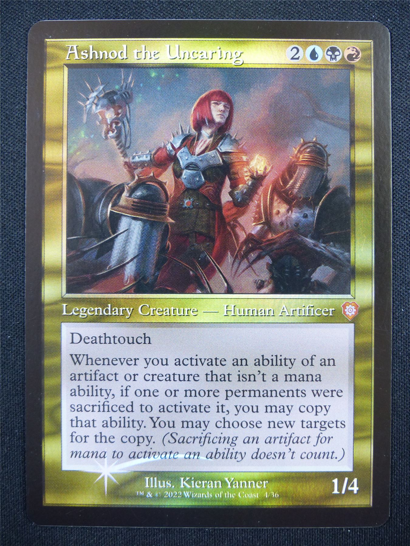 Ashnod the Uncaring Retro Foil - BRC - Mtg Card #26W