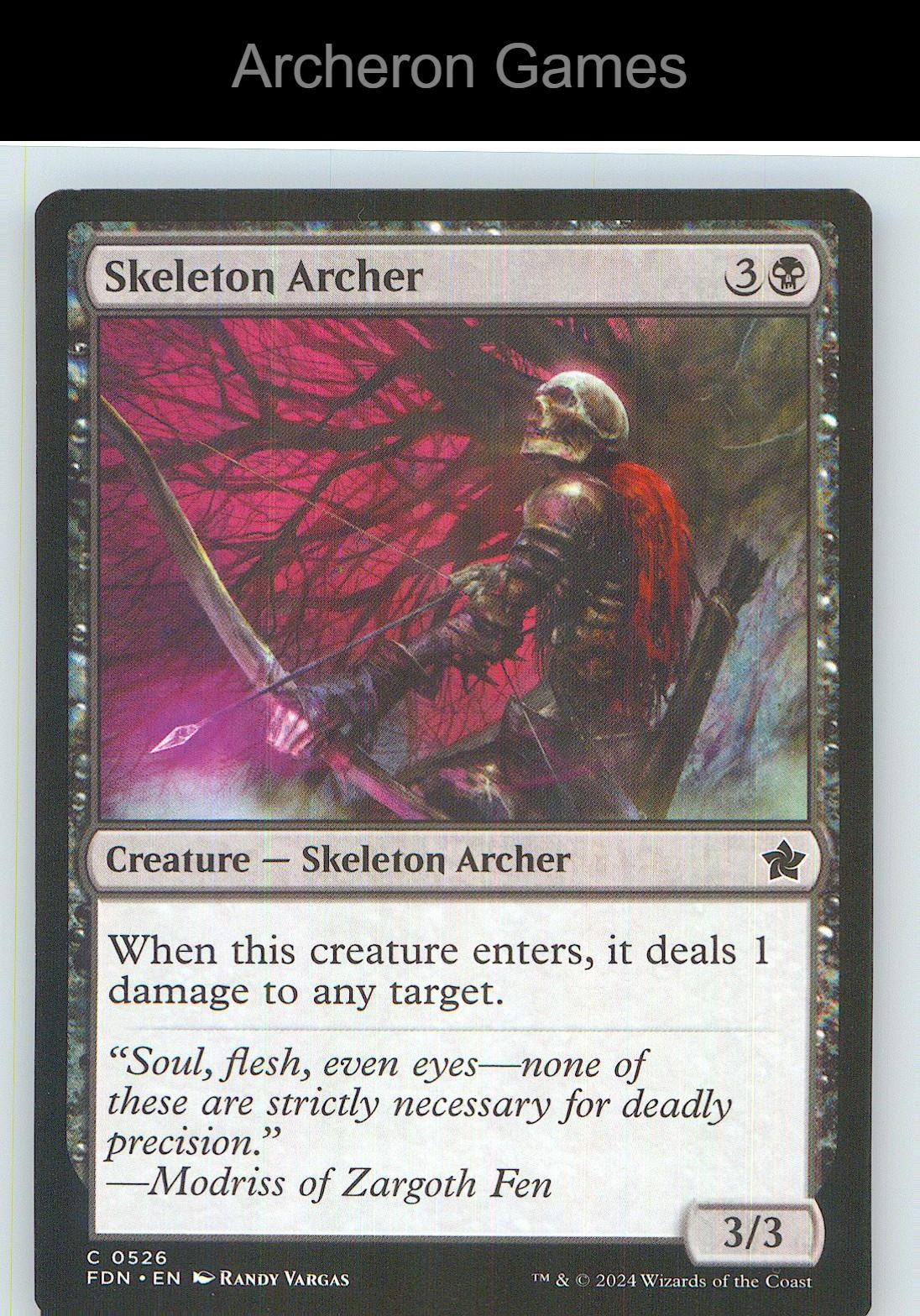 Skeleton Archer FDN 526 C MTG Card NM/EX+