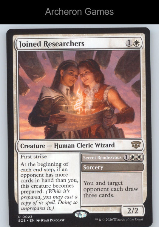 Joined Researchers SOS 23 R MTG Card Secrets of Strixhaven