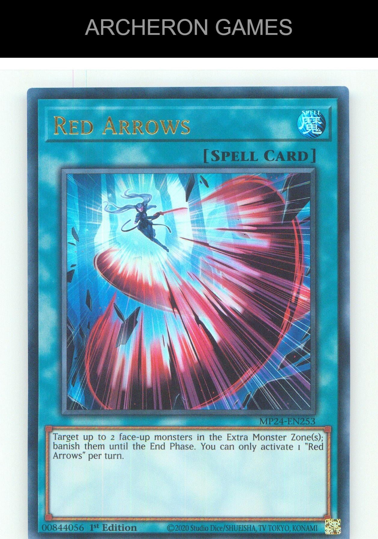 Red Arrows UR YUGIOH Card 1st Edition