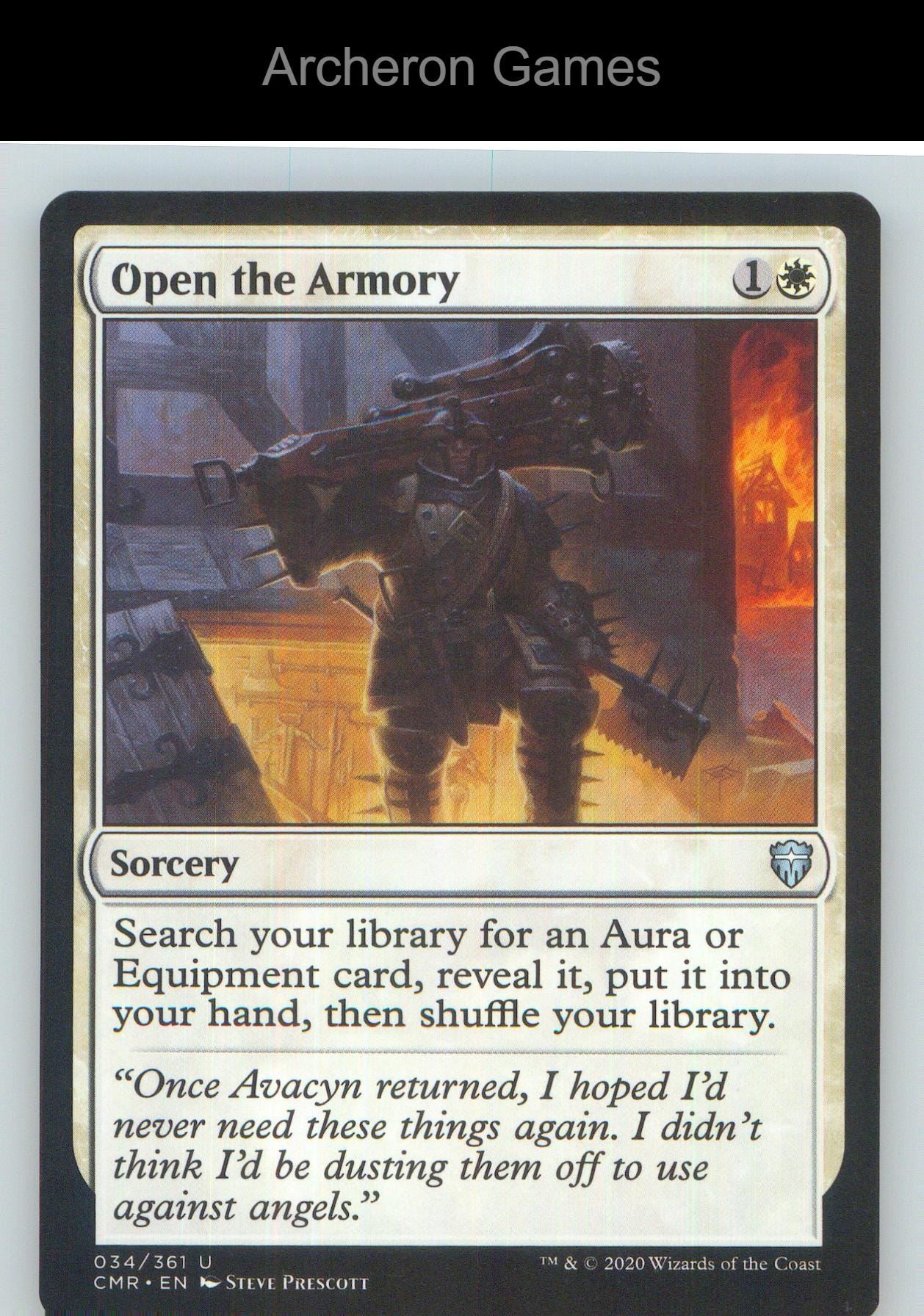 Open the Armory CMR 34 UC MTG Card NM/EX+