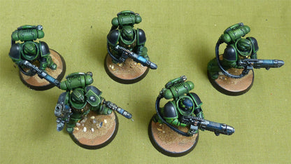 Hellblaster Squad set of 5 painted - Space Marines - Warhammer 40K #5BH