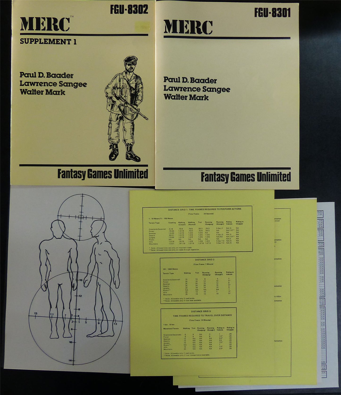 MERC: Modern Roleplaying Game of Country Insurgency OOP - Fantasy Games Limited #223