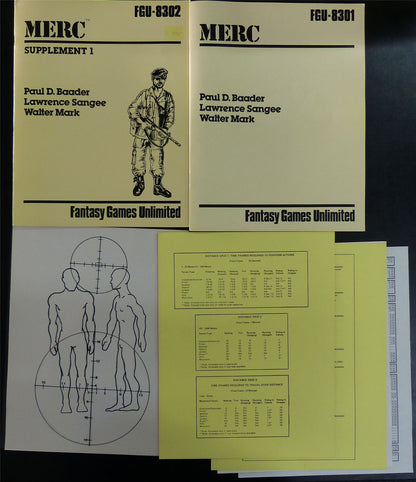 MERC: Modern Roleplaying Game of Country Insurgency OOP - Fantasy Games Limited #223