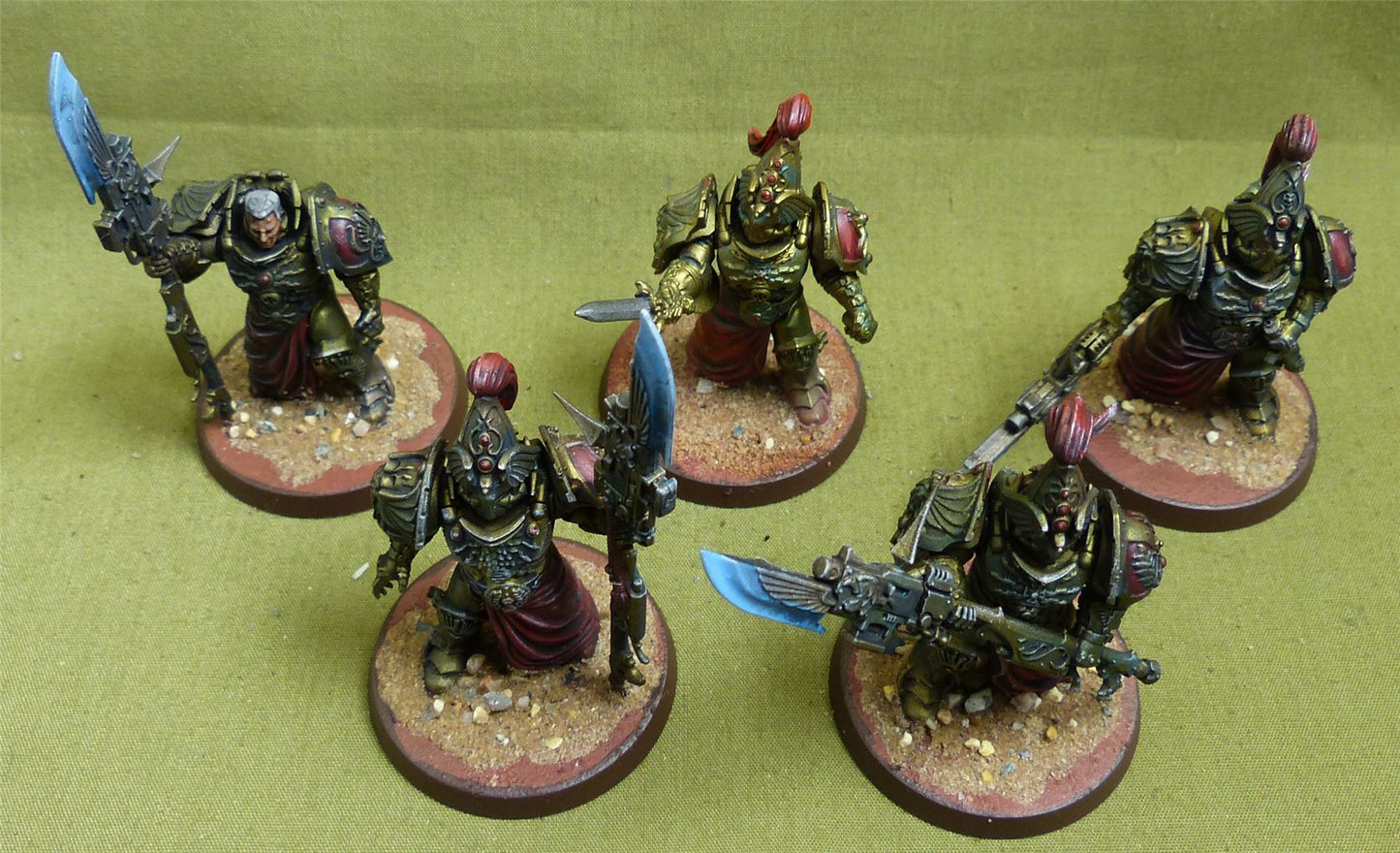 Custodian Wardens painted - Adeptus Custodes - Warhmmaer 40K #1OX
