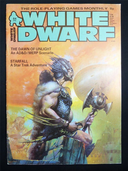 Vintage White Dwarf #64 OOP - Warhammer Magazine #L9