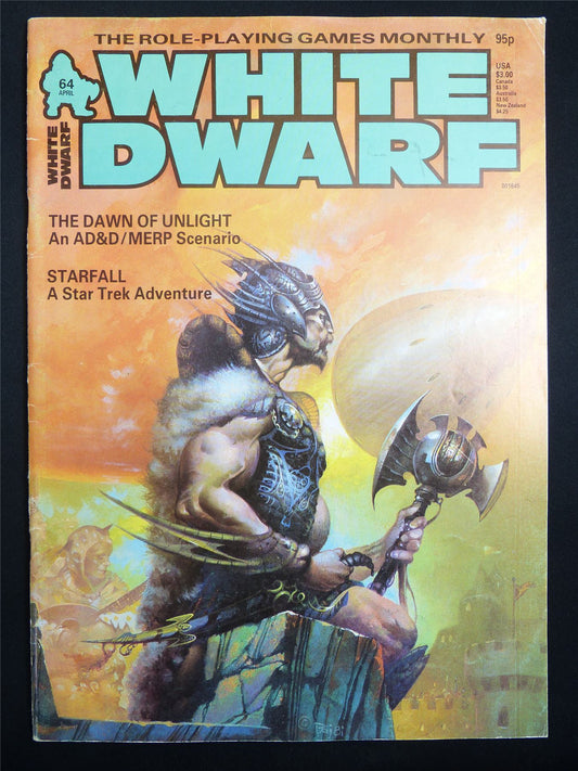 Vintage White Dwarf #64 OOP - Warhammer Magazine #L9