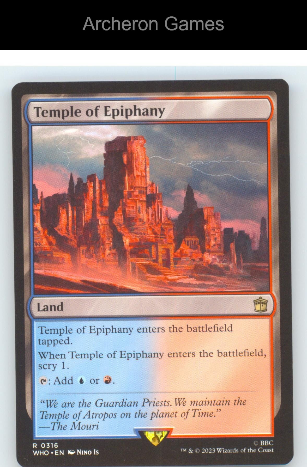Temple of Epiphany WHO 316 R MTG Card NM/EX+