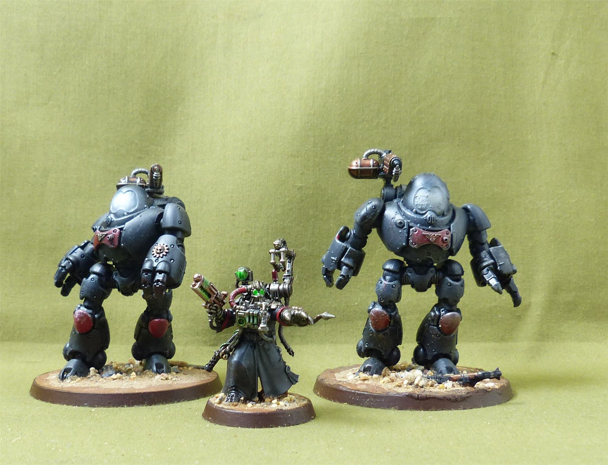 Kastelan Robots painted - Adeptas Mechanicus - Warhammer 40k #3M1