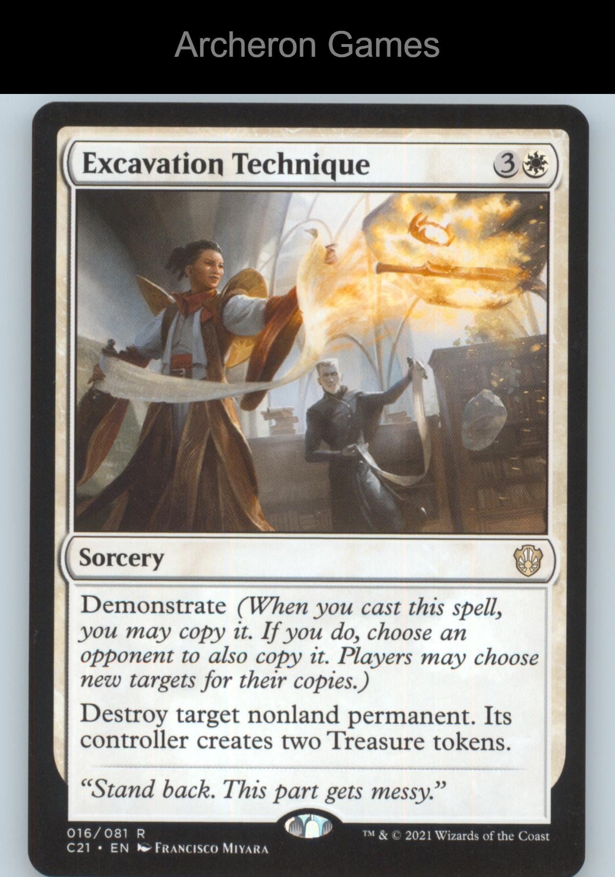 Excavation Technique 16 R MTG Card Commander 2021