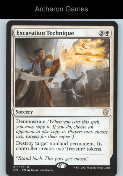 Excavation Technique 16 R MTG Card Commander 2021