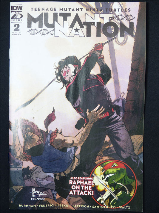 TEENAGE Mutant Ninja Turtles: Mutant Nation #2 - B&B Nov 2024 IDW Comic #3UW