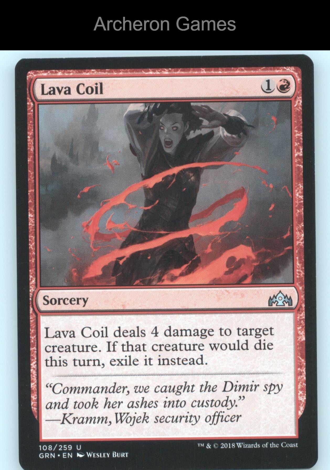 Lava Coil 108 UC MTG Card Guilds of Ravnica
