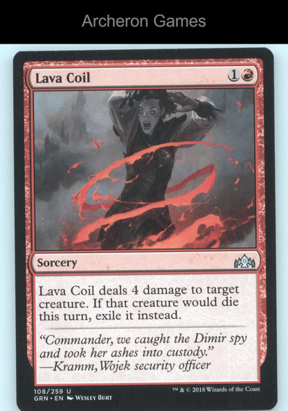 Lava Coil 108 UC MTG Card Guilds of Ravnica
