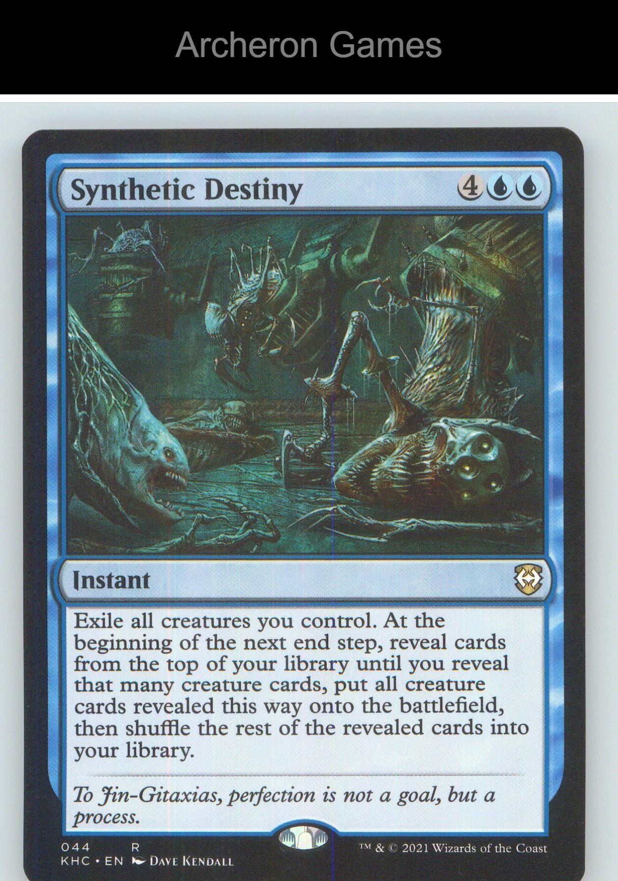 Synthetic Destiny KHC 44 R MTG Card NM/EX+