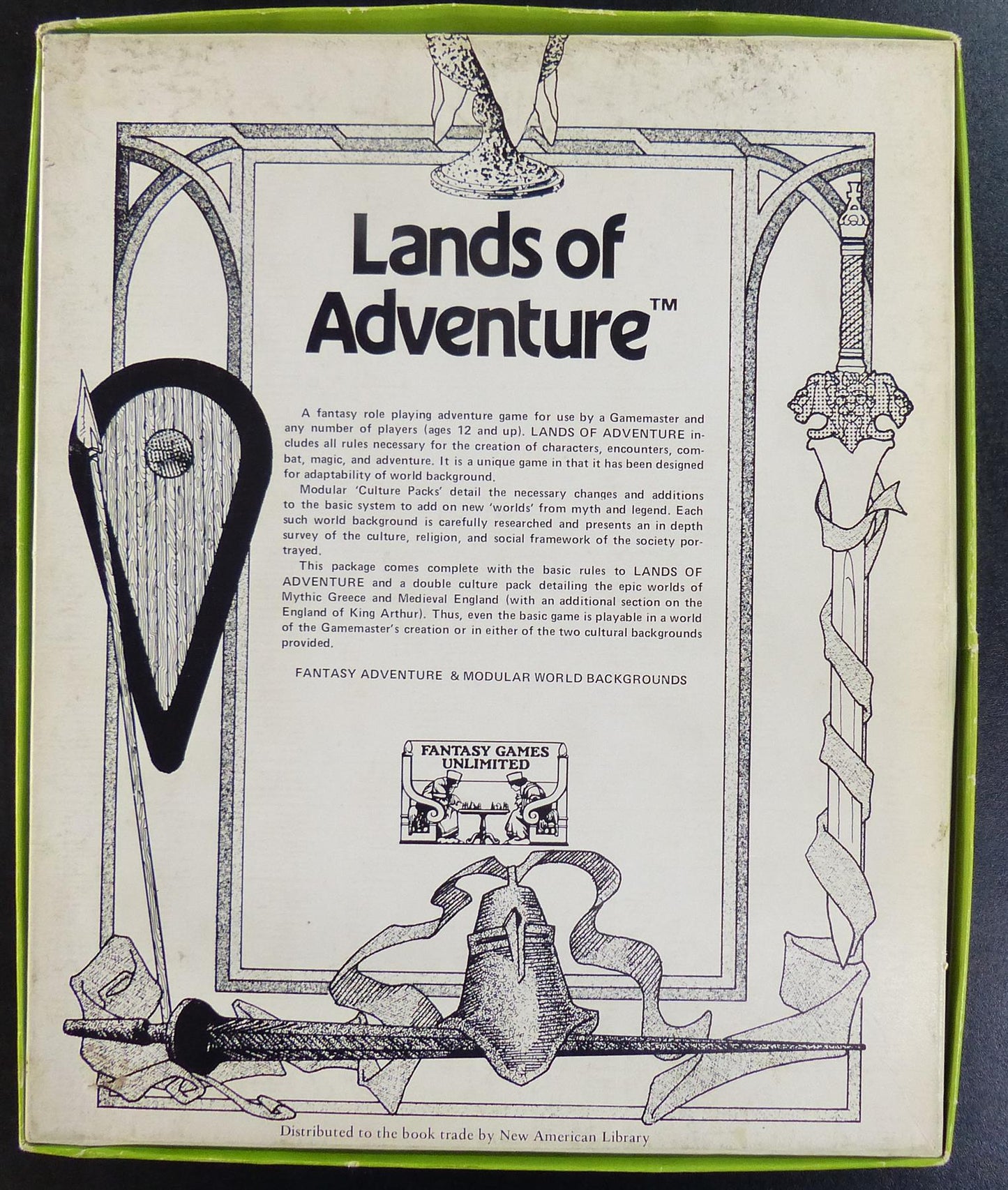 Lands of Asventure Fantasy Roleplaying Game OOP #1XP