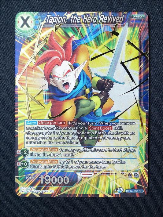 Tapion the Hero Revived BT14 SR - Dragon Ball Super Card #5QF