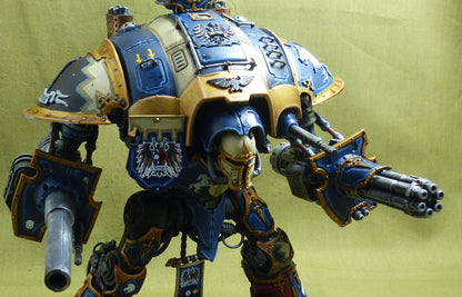 Imperial Knight with Forgeworld Shoulder Pads painted - Warhammer 40K #Z6