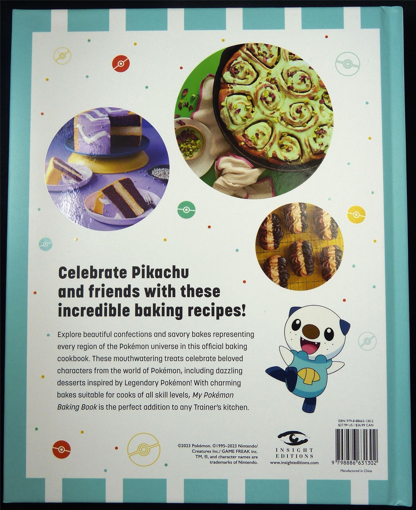 My POKEMON Baking Book - Melendez Cookbook Hardback #OD