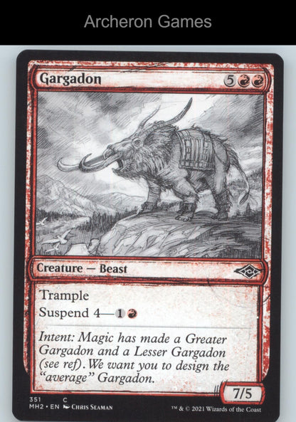 Gargadon (Showcase) 351 C MTG Card Modern Horizons 2