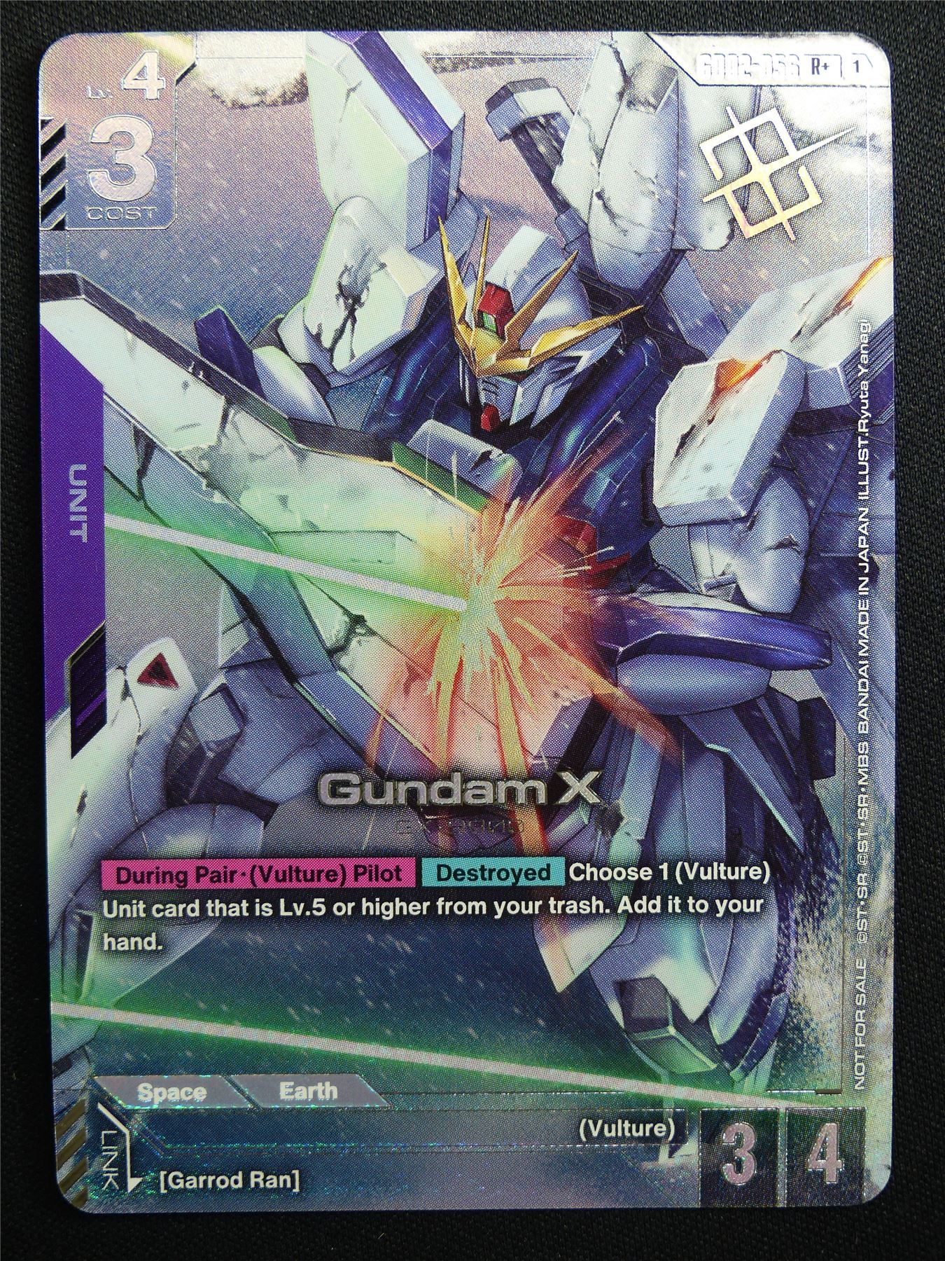 Gundam X GD02-056 R+ Foil - Gundam Card #8X