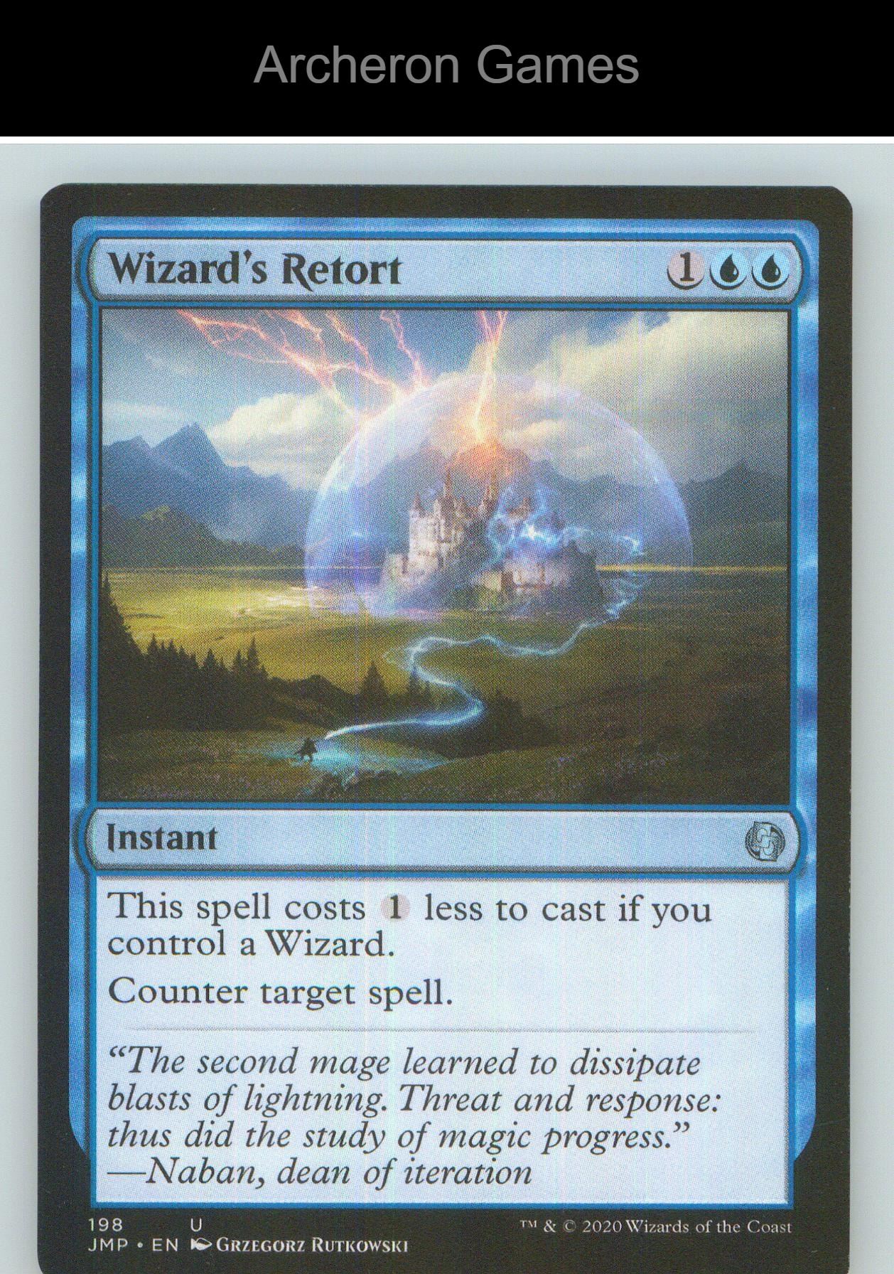 Wizard's Retort JMP 198 UC MTG Card NM/EX+