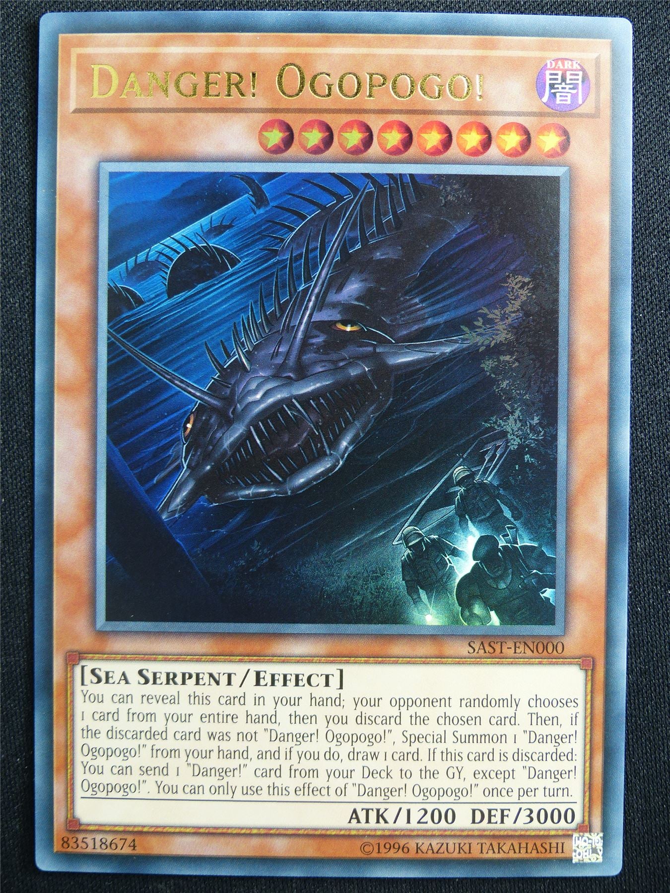 Danger! Ogopogo! SAST Ultra Rare - Yugioh Card #4U4