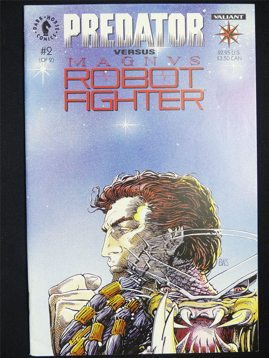 PREDATOR versus Magnus Robot Fighter #2 - Dark Horse Valiant Comic #1PQ