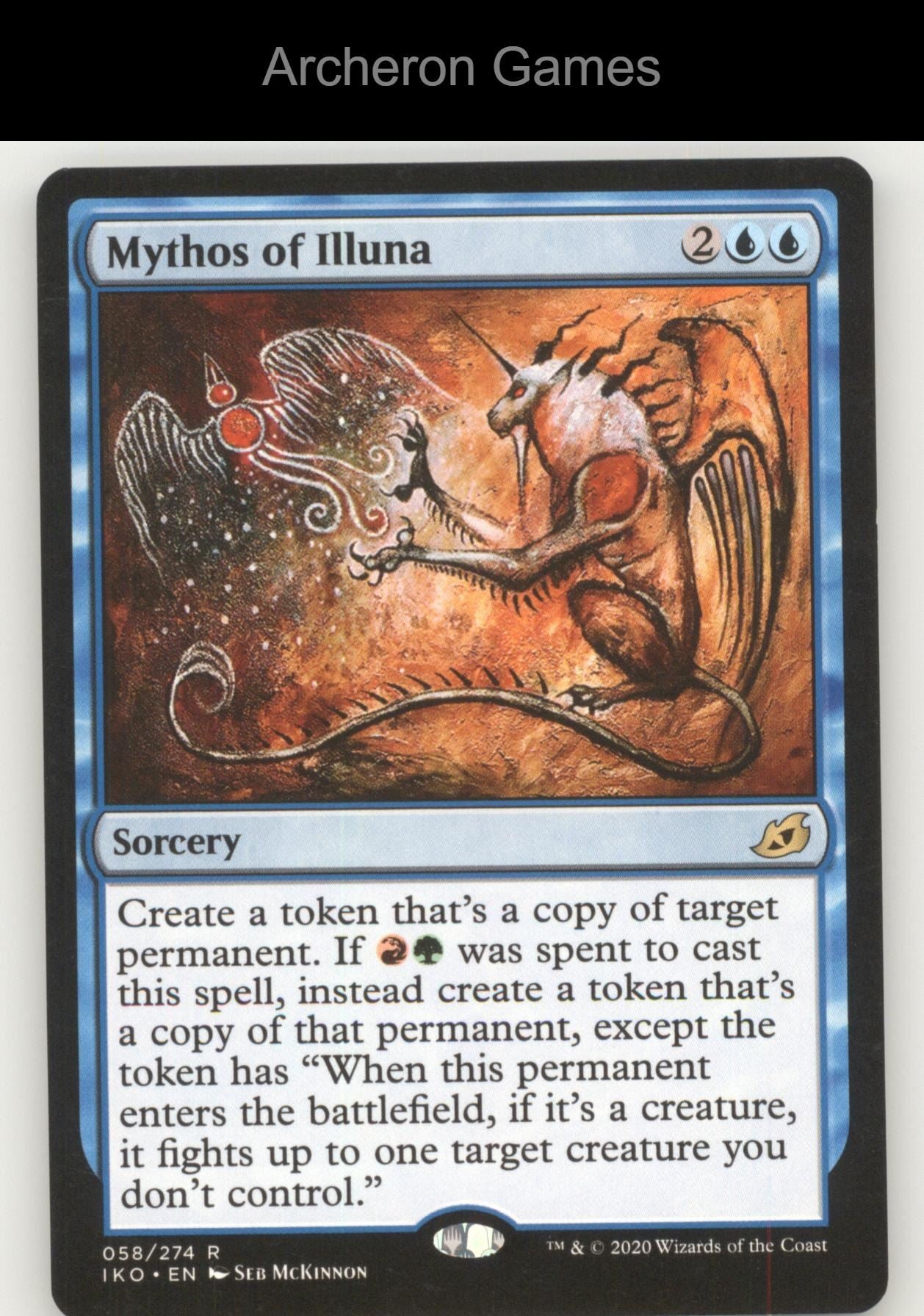 Mythos of Illuna 58 R MTG Card Promo Pack: Ikoria