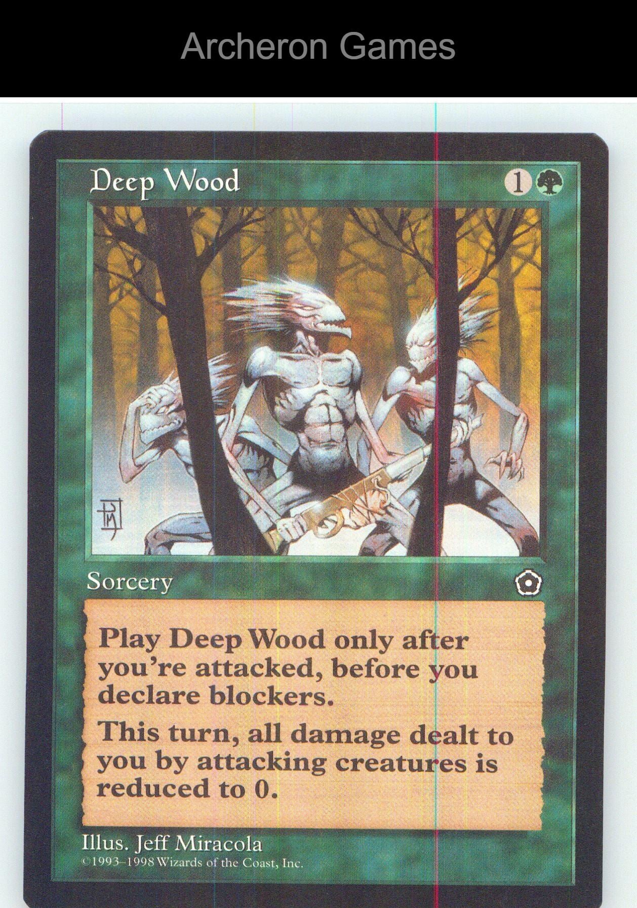 Deep Wood P02 UC MTG Card NM/EX+