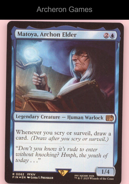 Matoya, Archon Elder 62 R MTG Card FINAL FANTASY